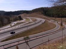 B 10 westlich Hinterweidenthal, BR Pfälzerwald-Nordvogesen, Bild: rab