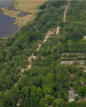 aktuell mit Schneise durchs NSG Wustrow