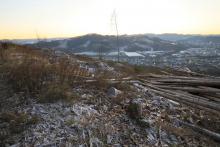Faule Seite - Blick nach Bad Laasphe - zum Entenberg