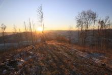 Auf Gipfel - Faule Seite 533m - Blick nach Bad Laasphe - Industriegebiet - Entenberg
