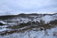Waldweg oberhalb Wanderweg A5/L1/L von Hugo-Kracht-Hütte - W/S vom &quot;Gebrannten Kopf&quot;